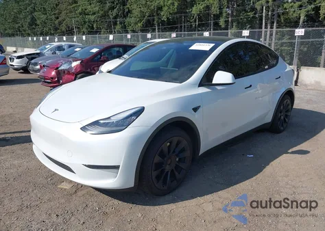2020 Tesla Model Y Long Range Dual Motor All-Wheel Drive from USA, damaged, VIN 5YJYGDEE7LF008824